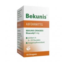 Таблетки от запоров BEKUNIS Dragees Bisacodyl 5 mg magensaftres.Tabl. 45 шт Hansa Naturheilmittel Таблетки от запоров BEKUNIS Dragees Bisacodyl 5 mg magensaftres.Tabl. 45 шт Hansa Naturheilmittel